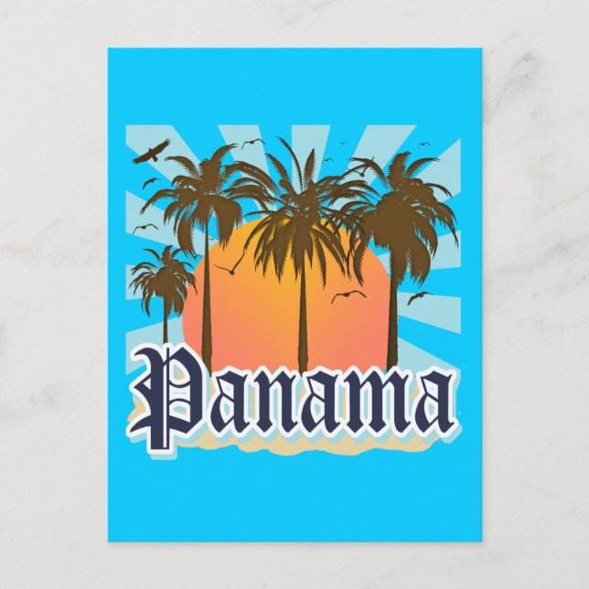 Cartão Postal Souvenir Cidade do Panamá (Frente)
