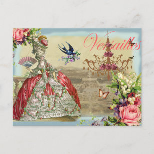 Cartão Postal Souvenirs de Versailles