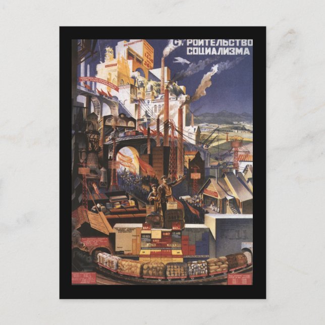 Cartão Postal soviético (Frente)