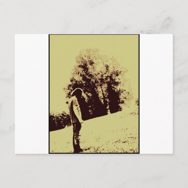 Cartão Postal sozinho (Frente)