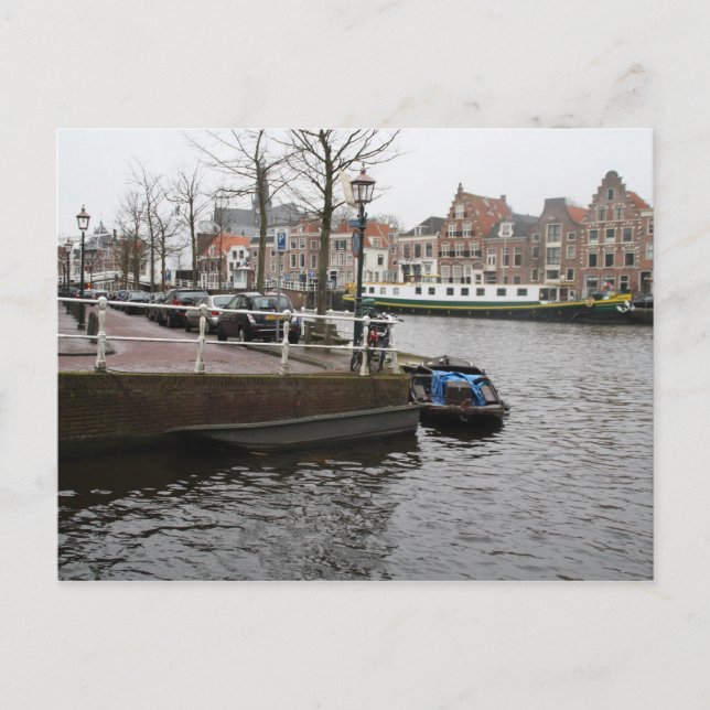 Cartão Postal Spaarne, Haarlem (Frente)