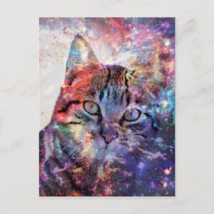 Cartão Postal SpaceCat
