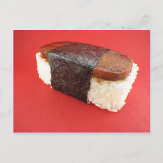 Cartão Postal Spam Musubi
