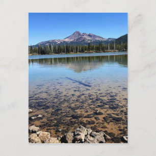 Cartão Postal Sparks Lake com Vista de Cima Quebrada, Oregon