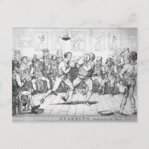 Cartão Postal Sparring, 1817
