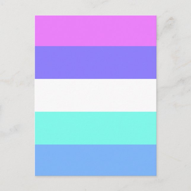 Cartão Postal Spectrasexual Pride Flag  (Frente)