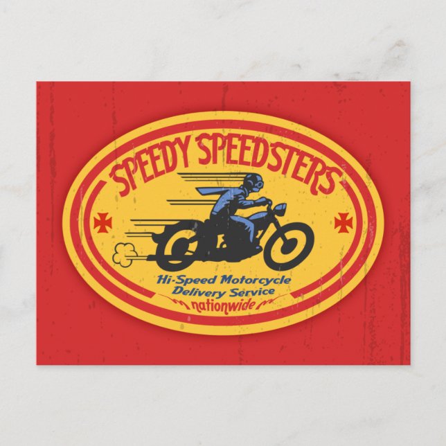 Cartão Postal Speedy Speedsters - ov (Frente)