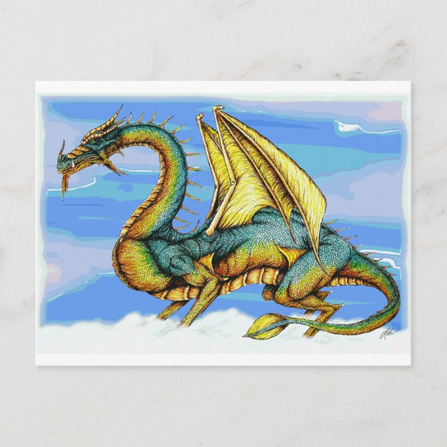 Cartão Postal Spike, o Caminhante da Nuvem (Frente)