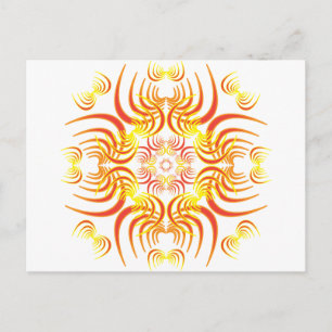 Cartão Postal Spikes Flame