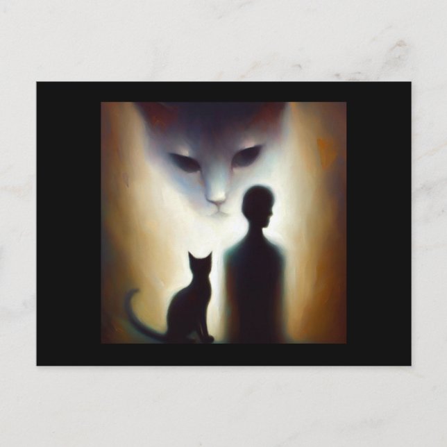 Cartão Postal Spirit Animal Cat 2 (Frente)