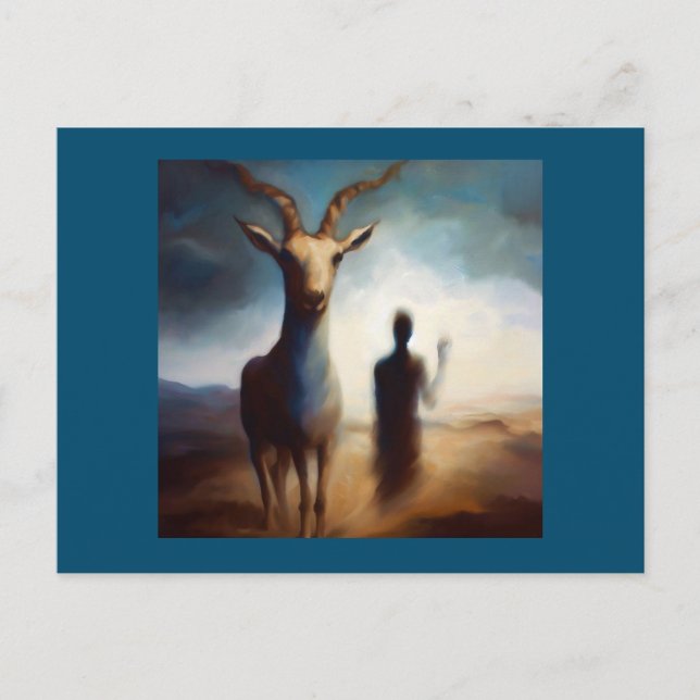 Cartão Postal Spirit Animal Gazelle 2 (Frente)