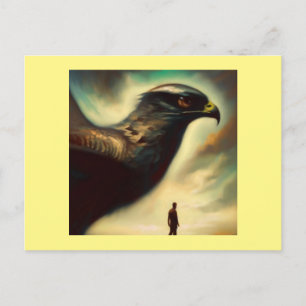 Cartão Postal Spirit Animal Hawk 1