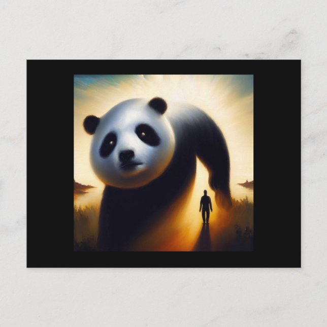 Cartão Postal Spirit Animal Panda 3 (Frente)