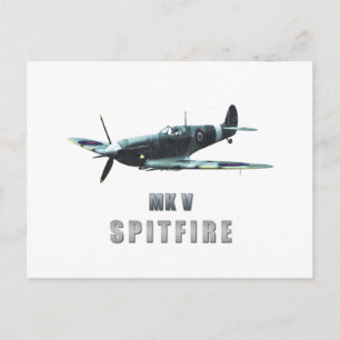 Cartão Postal Spitfire