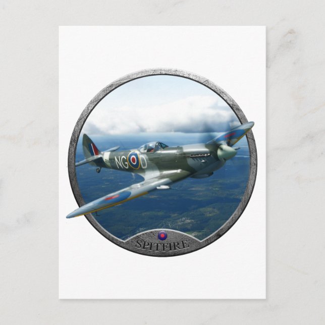 Cartão Postal Spitfire (Frente)