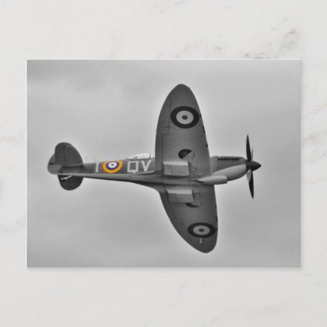 Cartão Postal Spitfire (Frente)