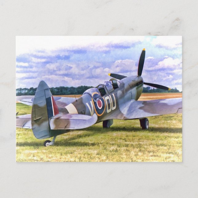 Cartão Postal Spitfire (Frente)