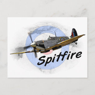 Cartão Postal Spitfire