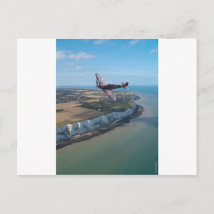 Cartão Postal Spitfire over England
