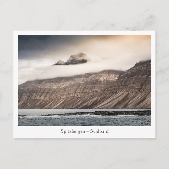Cartão Postal Spitsbergen Svalbard (Frente)