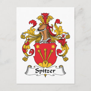 Cartão Postal Spitzer Family Crest
