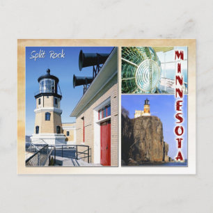 Cartão Postal Split Rock Lighthouse, Minnesota (multiview)