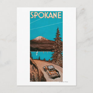 Cartão Postal Spokane Advertising Poster #2Spokane, WA