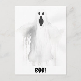 Cartão Postal Spooky Ghost