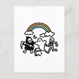 Cartão Postal Spooky Pals
