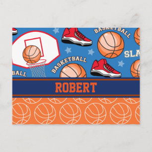 Cartão Postal SPORTS Personaliza o nome, o padrão de diversão 