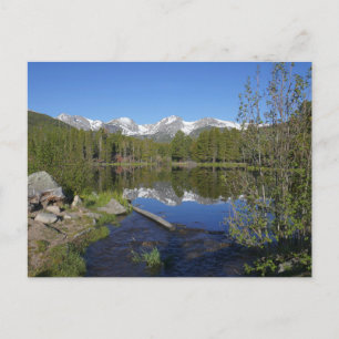 Cartão Postal Sprague Lake II no Parque Nacional Rocky Mountain