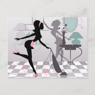 Cartão Postal Spring Cleaning