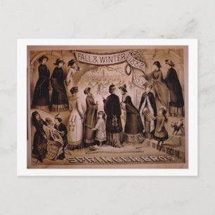 Cartão Postal 'Springer Brothers, Boston, Fall and Winter Collec