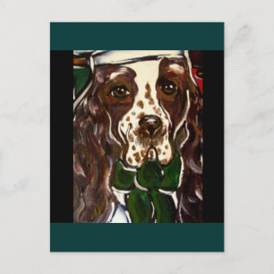 Cartão Postal Springer Spaniel Inglês