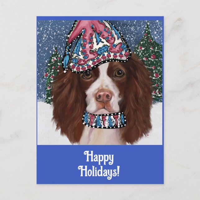 CARTÃO POSTAL SPRINGER SPANIEL INGLÊS        (Frente)