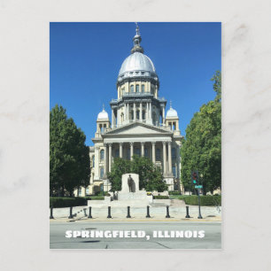 Cartão Postal Springfield, Capitólio Estatal do Illinois