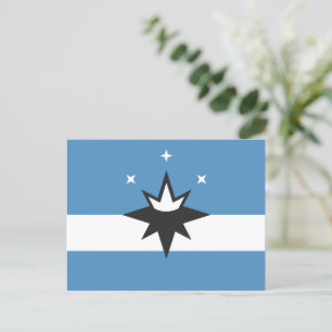 Cartão Postal Springfield City Flag Estado EUA