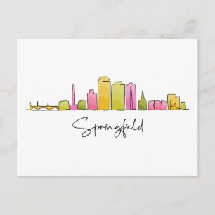 Cartão Postal Springfield ILLINOIS