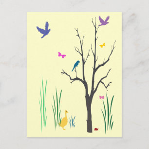 Cartão Postal Springtime