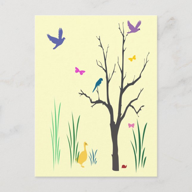 Cartão Postal Springtime (Frente)