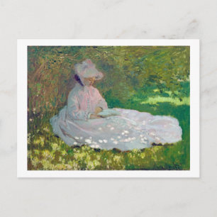Cartão Postal Springtime, Monet