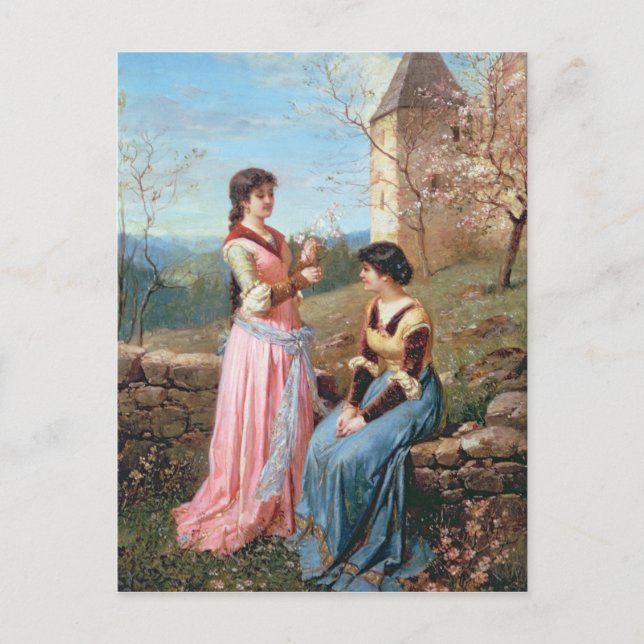Cartão Postal Springtime na Toscana (Frente)