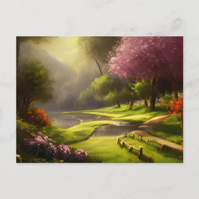Cartão Postal Springtime na Vila Countryside (Frente)