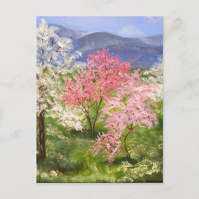 Cartão Postal Springtime no Tennessee (Frente)