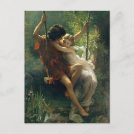 Cartão Postal Springtime por Pierre Auguste Cot