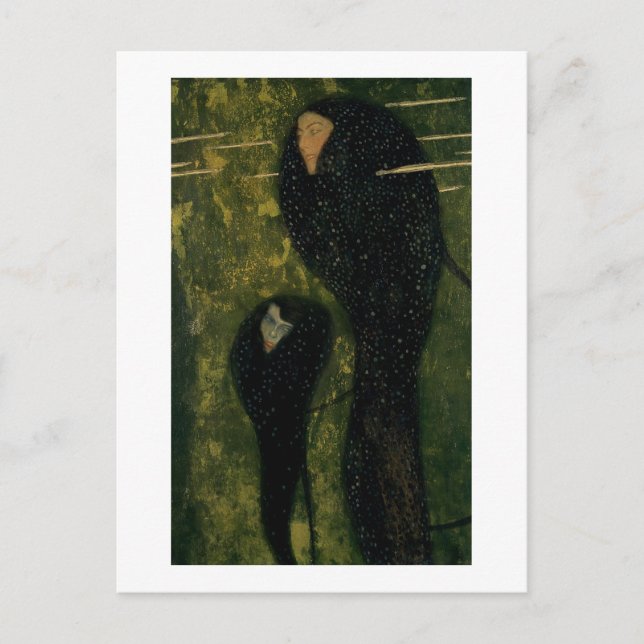 Cartão Postal Sprites de água, 1899 (óleo na canvas) (Frente)