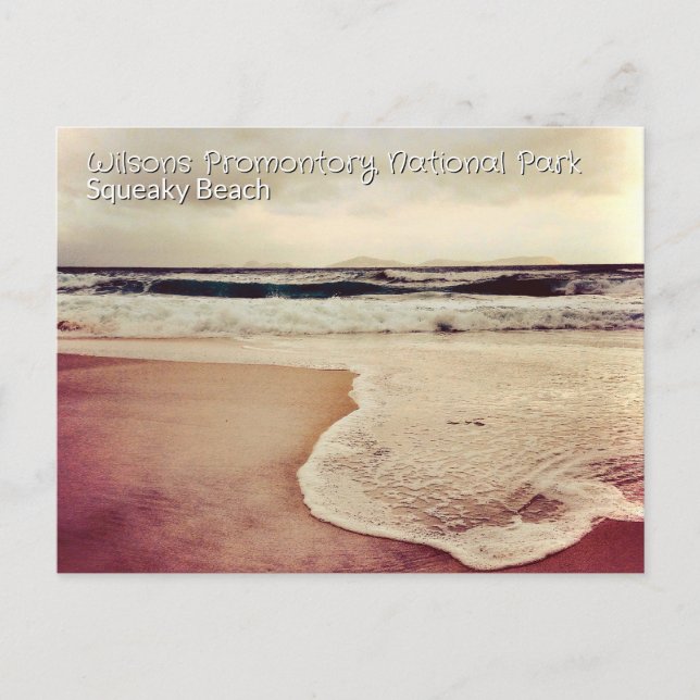 Cartão Postal Squeaky Beach, Wilsons Prom (Frente)