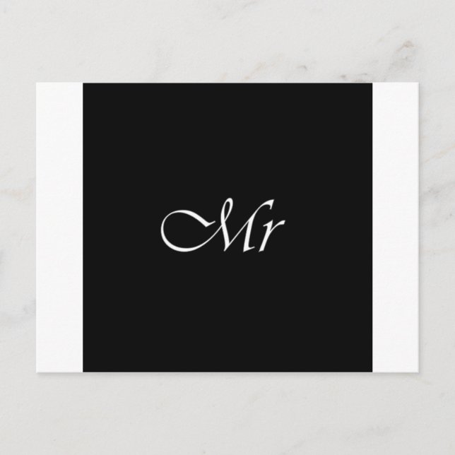 Cartão Postal Sr. (Frente)