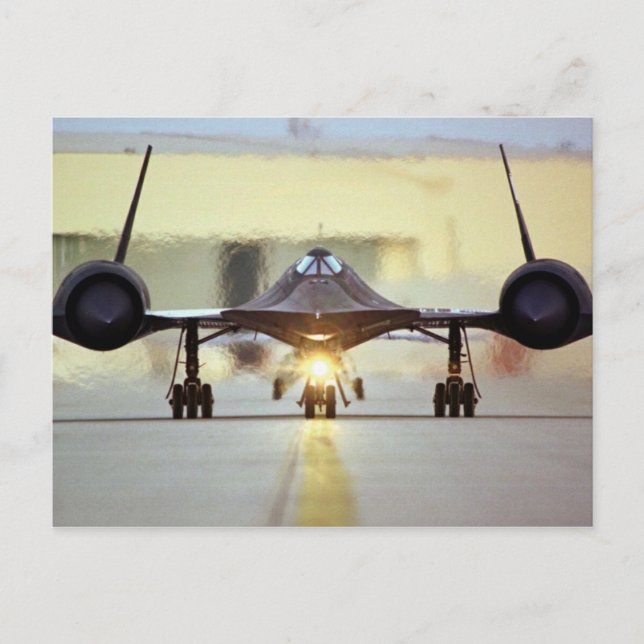 Cartão postal SR 71 Blackbird (Frente)