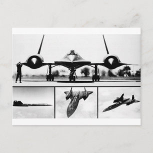 CARTÃO POSTAL SR-71 BLACKBIRD